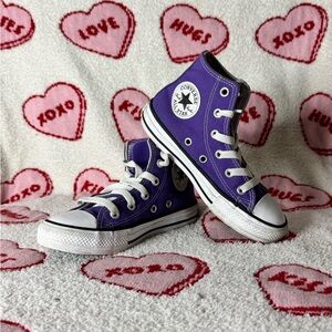 Converse Purple High-Top Sneakers
